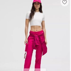 Dance studio mid rise jogger pant regular in passionate pink